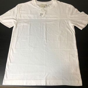 H&M White Textured Short Sleeve Tee